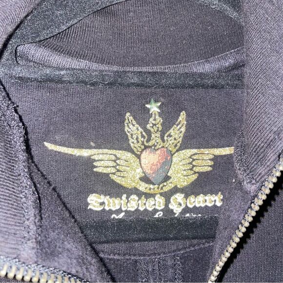 Twisted Heart XS Black Embroidered Jacket - Picture 6 of 9